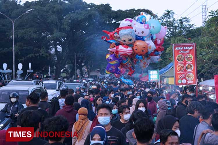 PKL di Suhat Kota Malang Saat Ramadan Diminta Pindah ke Taman Krida