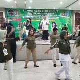 Asyik Bergoyang Bersama, Lomba Nyanyi Dangdut PADMI Madiun Raya Warnai HUT Provinsi Jatim