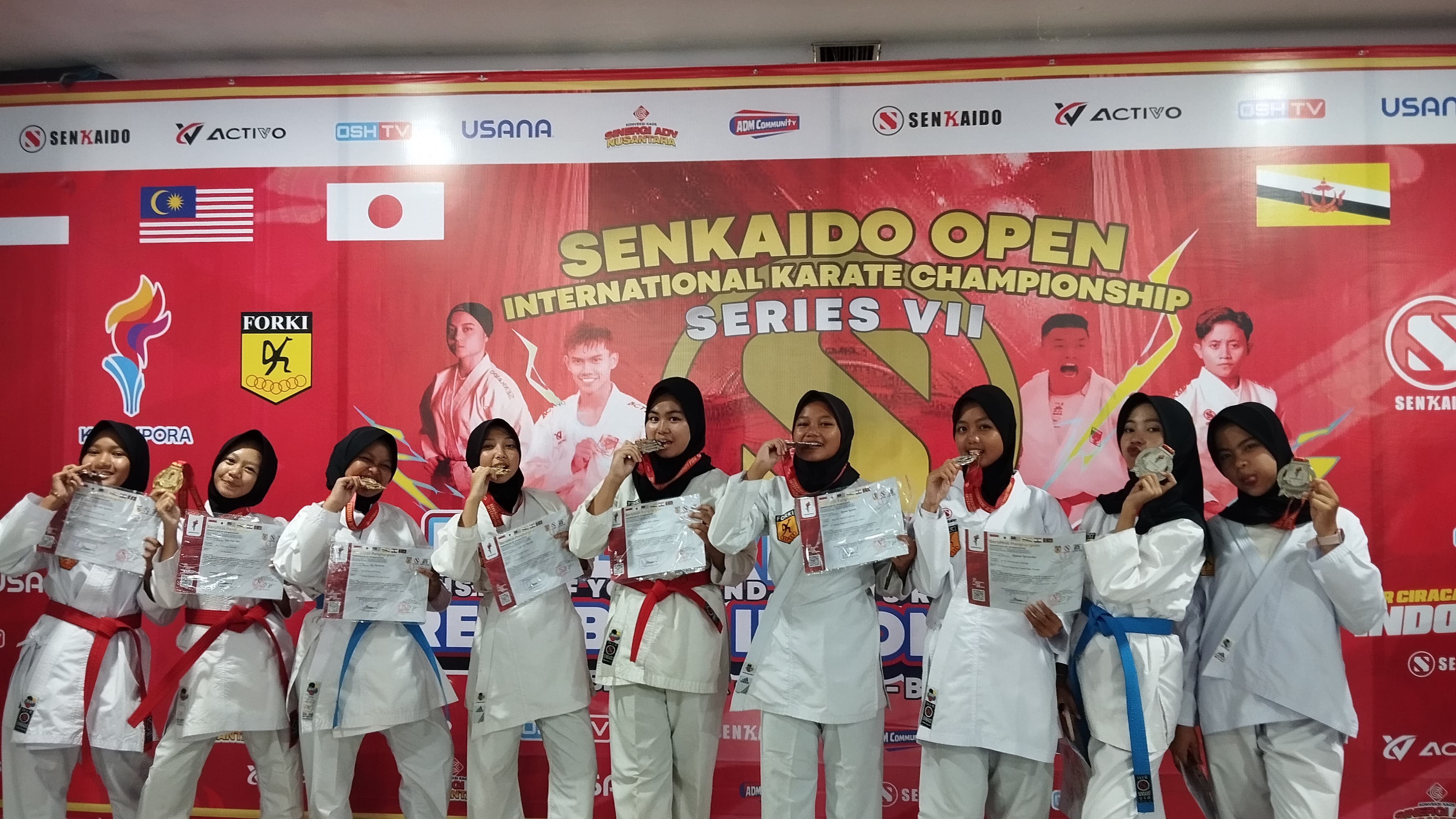 Giri Taruna Bogor Tampil Gemilang: 3 Emas, 6 Perak di Piala Kemenpora Senkaido Open